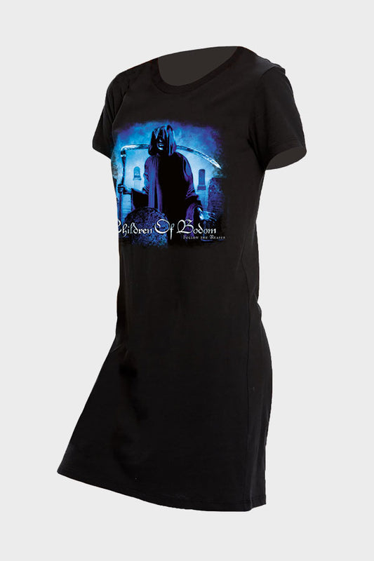 Follow The Reaper Cover T-Shirt Dress
