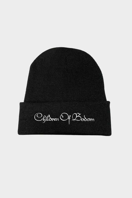 White Logo Beanie